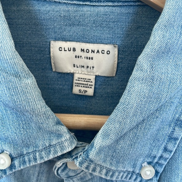 Club Monaco denim shirt - Picture 2 of 4